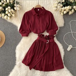 Conjunto 2 Piezas Dama Casual Elegante