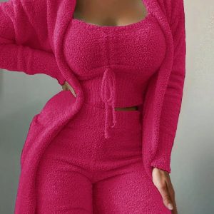 Conjunto Dama 3  Piezas Para Otoño Invierno